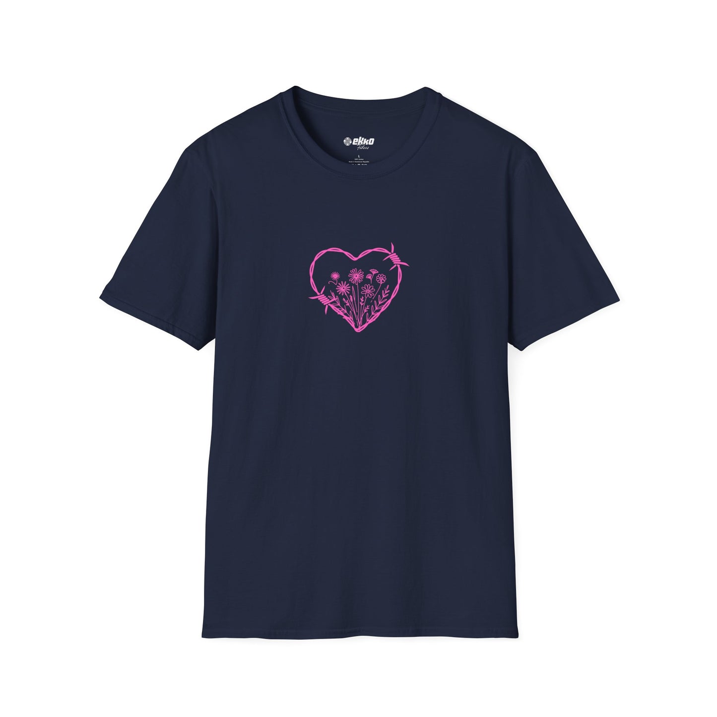 Barbed Heart & Daisies | Country Style | Unisex Graphic Tee