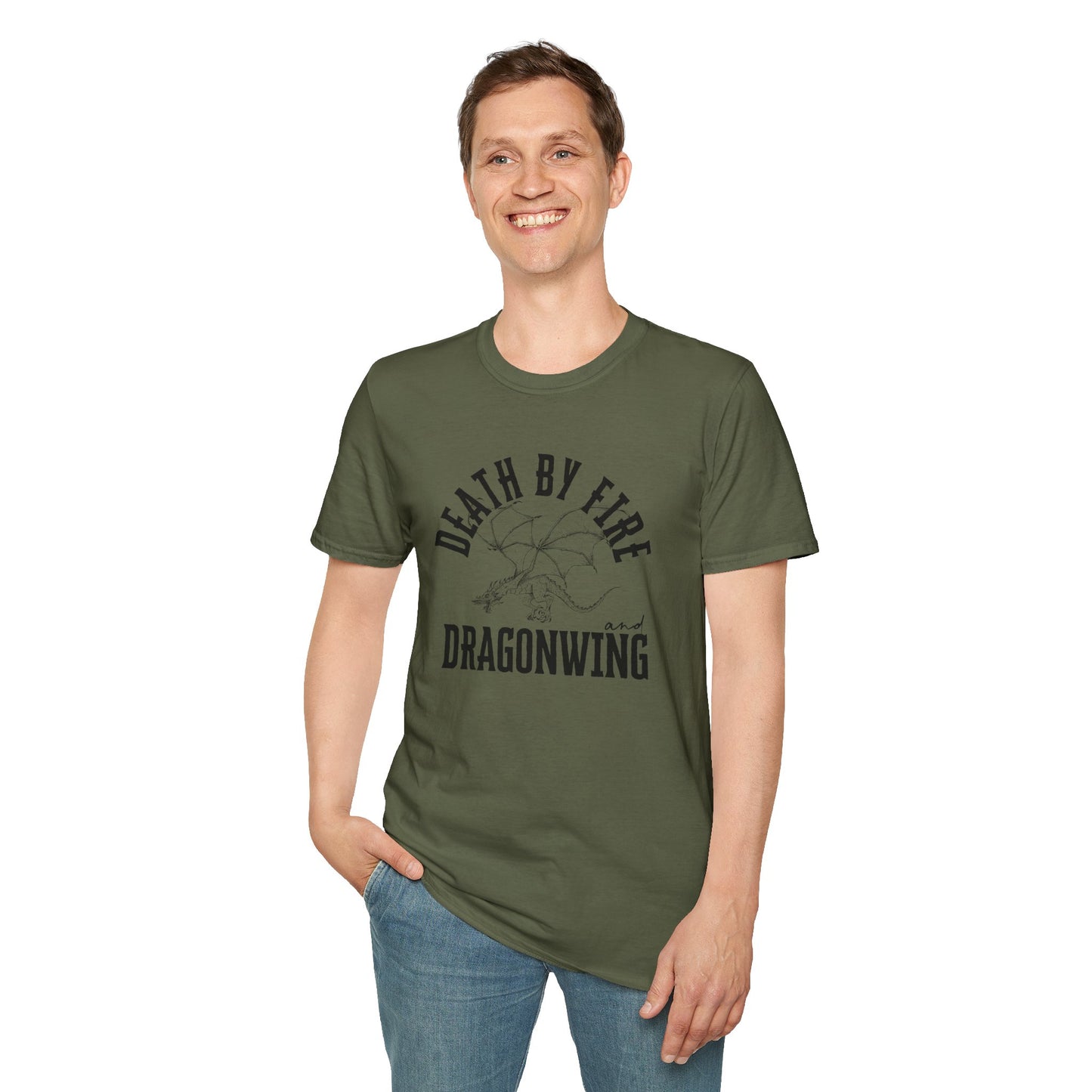 Death By Fire & Dragonwing | Unisex Graphic Tee