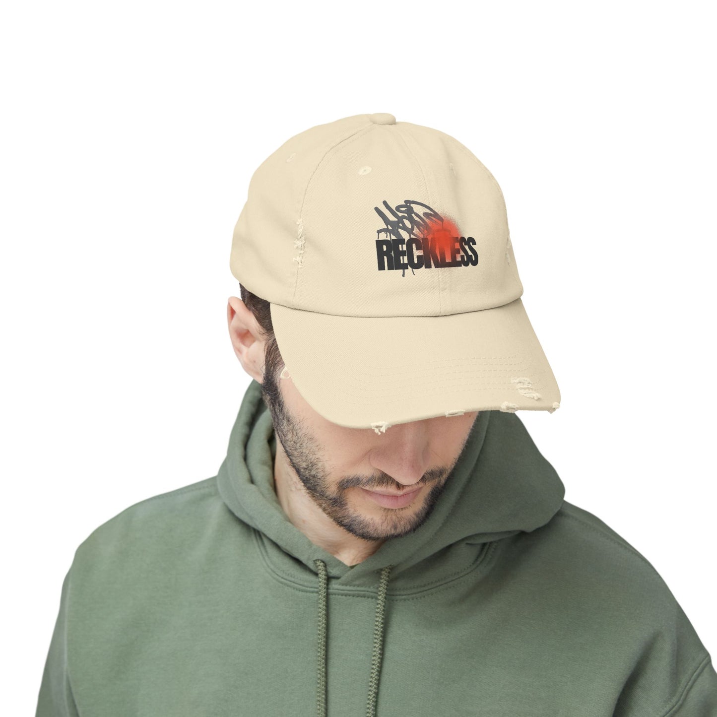 Reckless | Unisex Distressed Cap