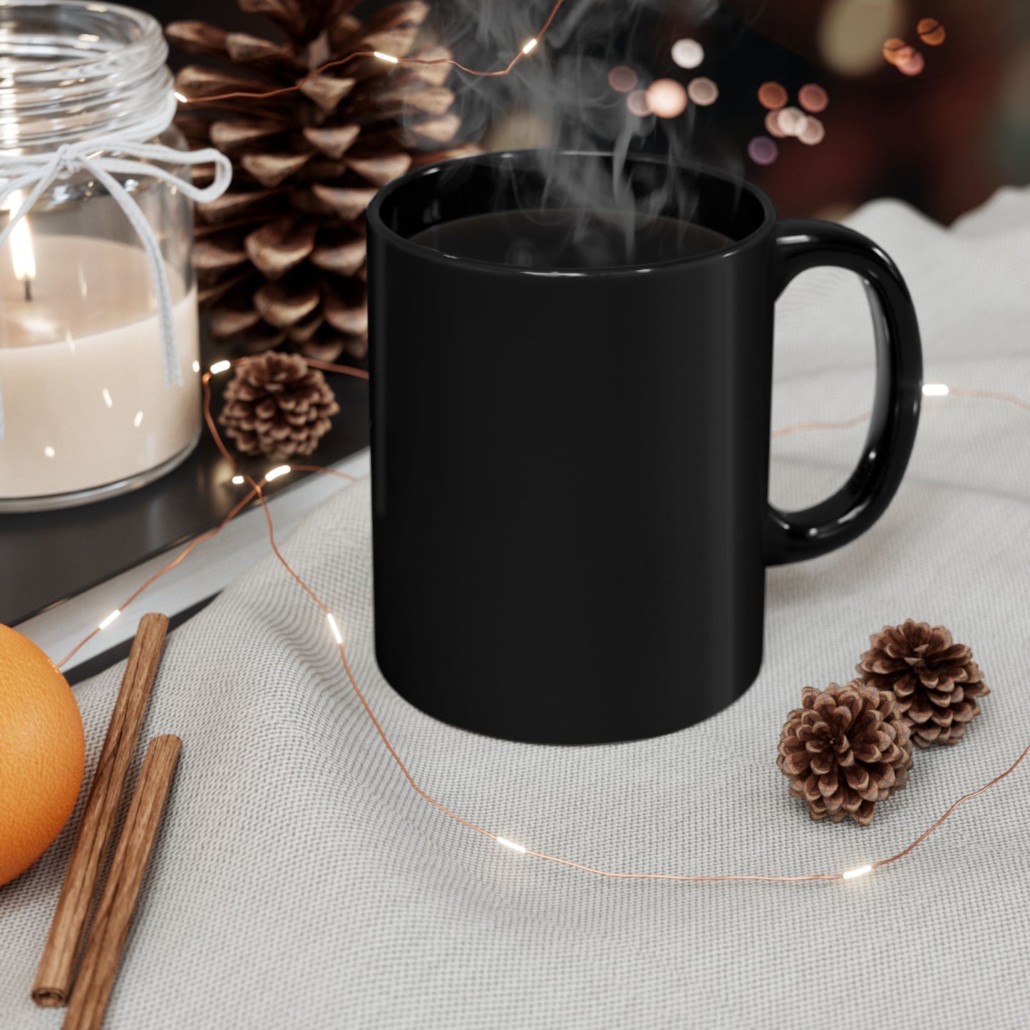 I Am Beautiful, Confident, Strong | Black Mug | 11 oz