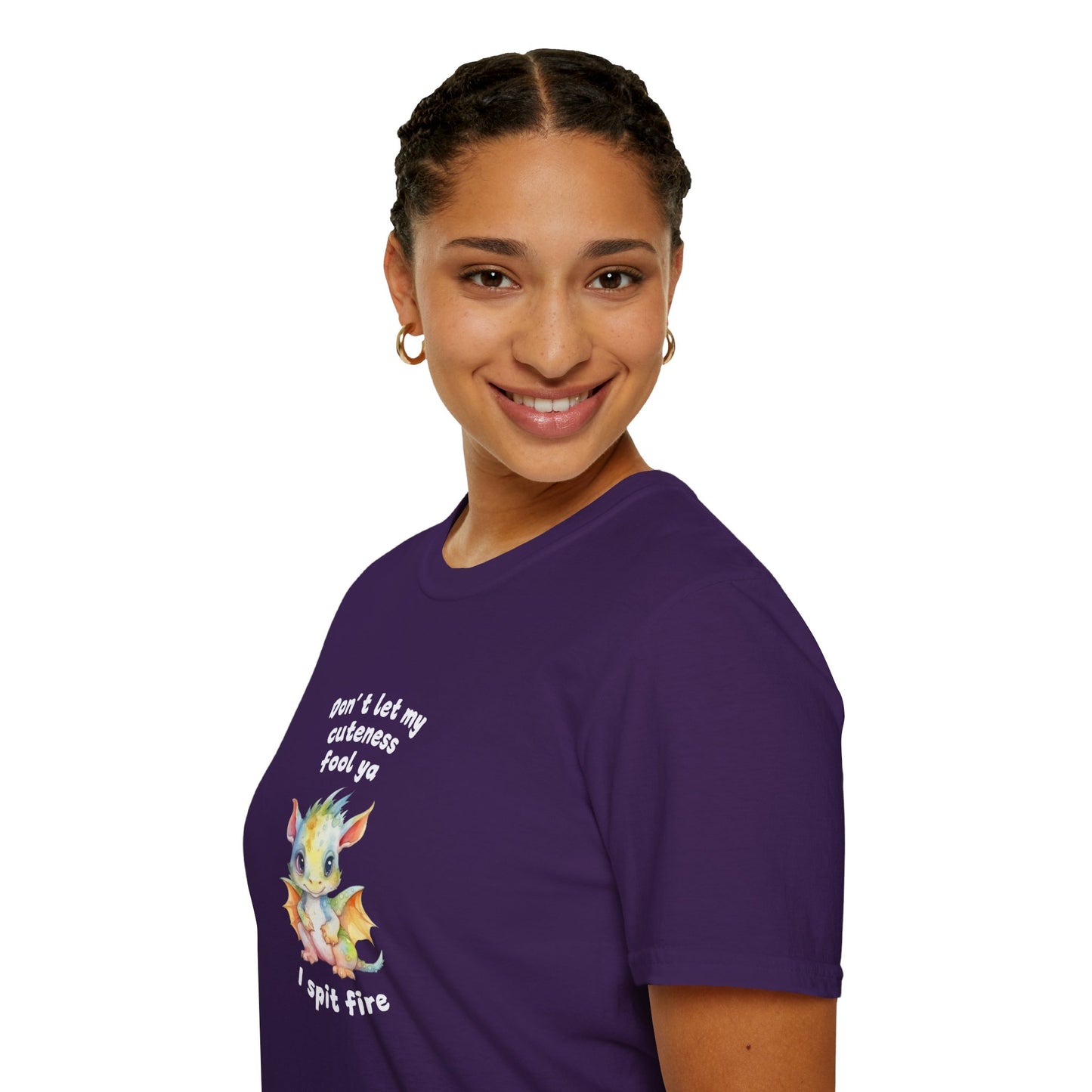 Don’t Let My Cuteness Fool You | Baby Dragon in Soft Pastels | Unisex Graphic Tee