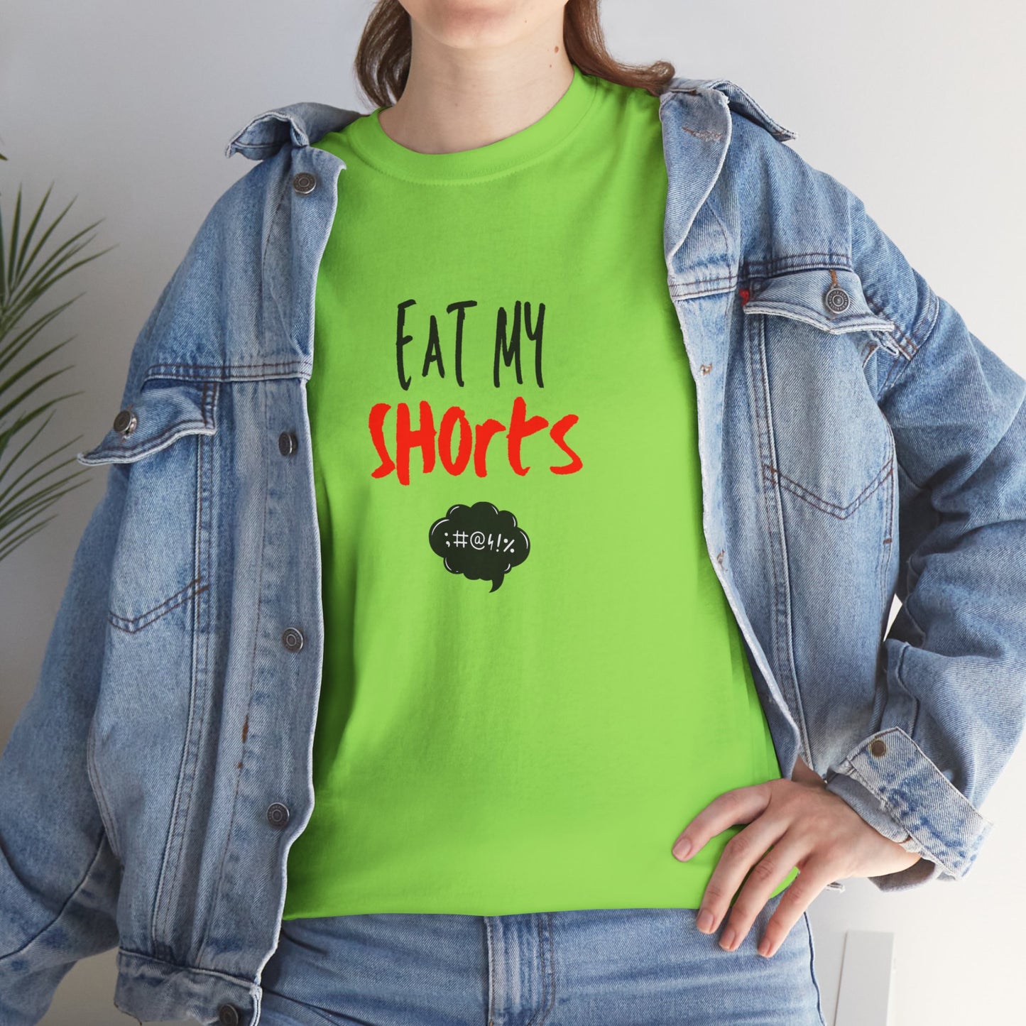 Eat My Shorts | 80s Inspired | Unisex Heavy Cotton Graphic Tee