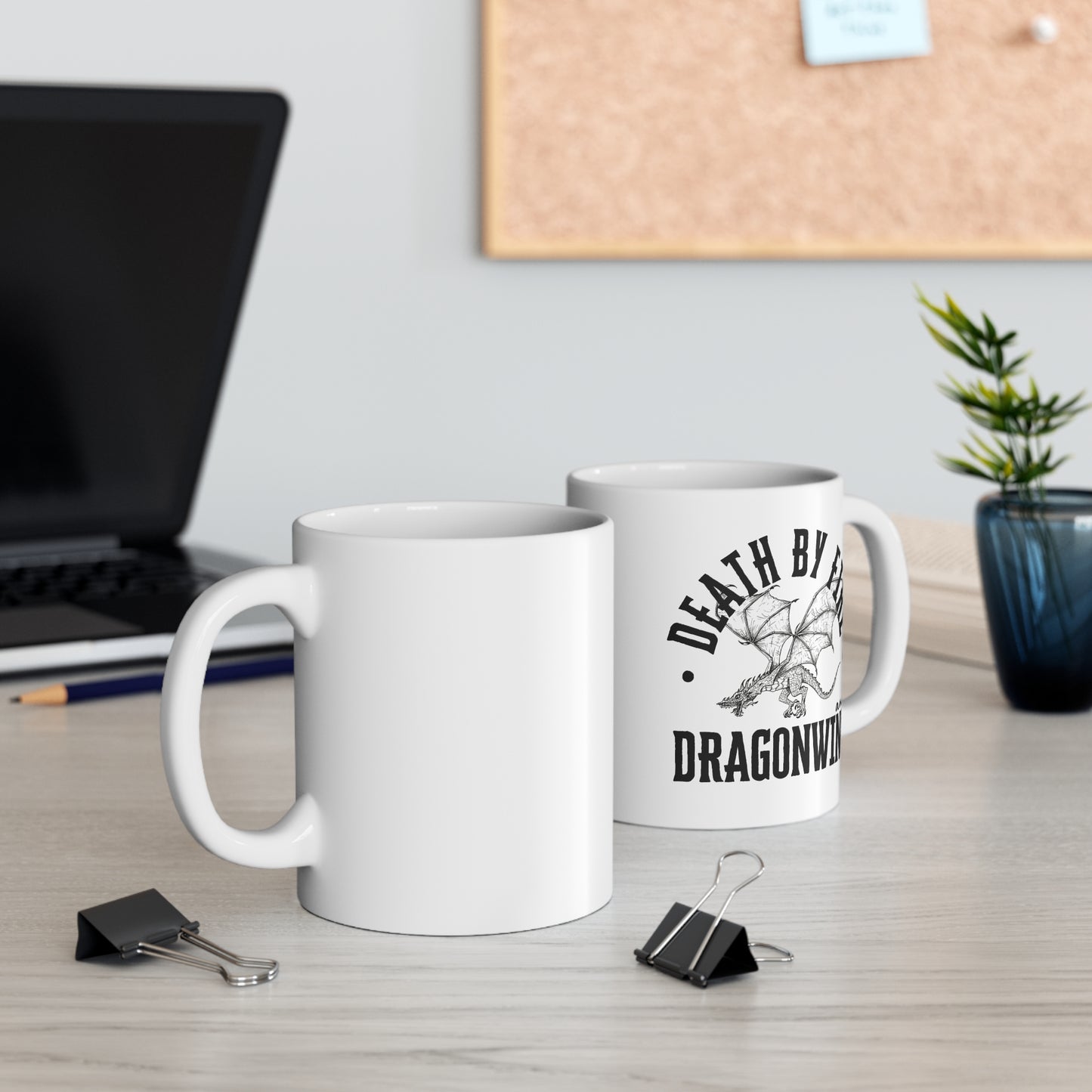 Death By Fire & Dragonwing | Ceramic Mug | 11 oz
