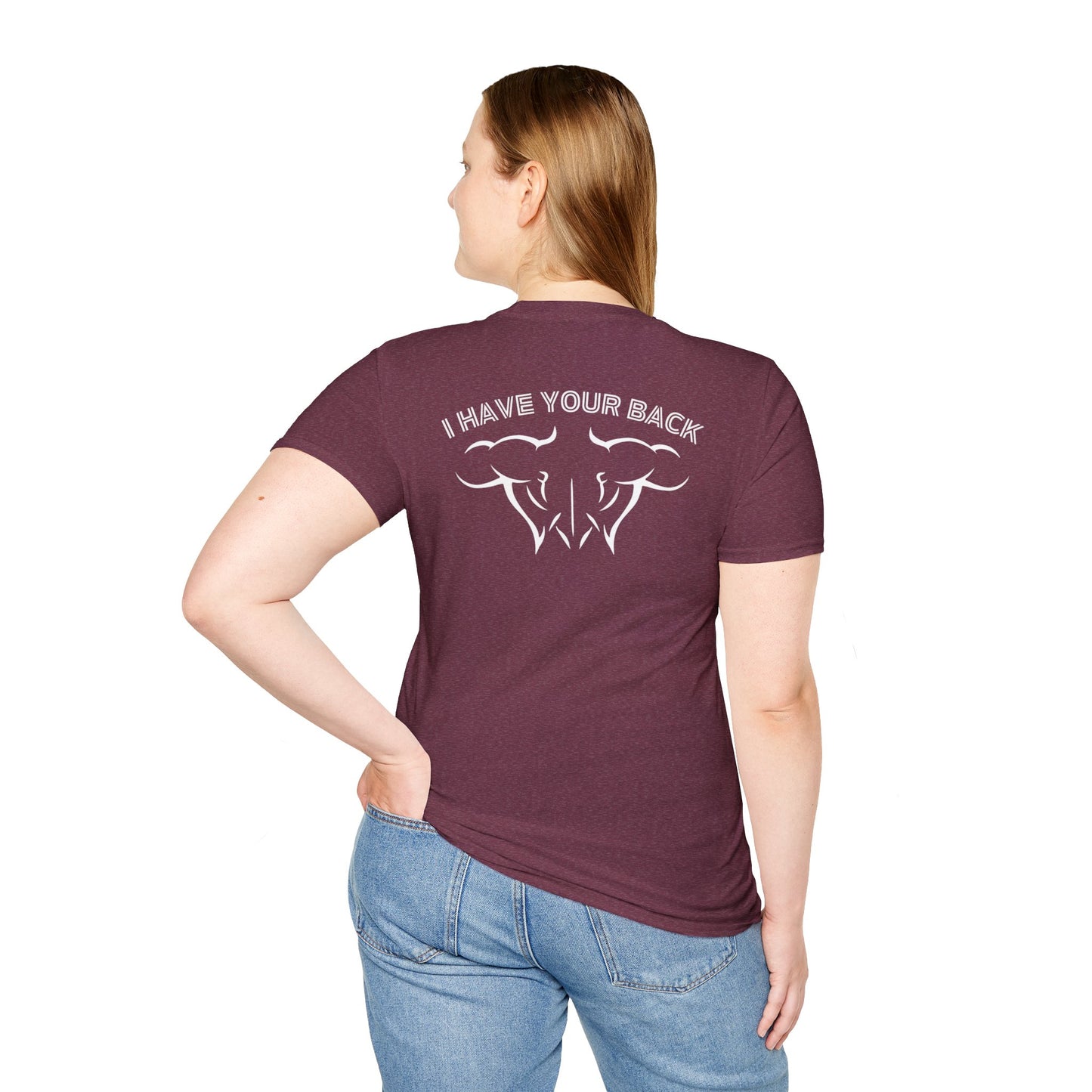 I Have Your Back | Weightlifting with Eagle | Unisex Graphic Tee