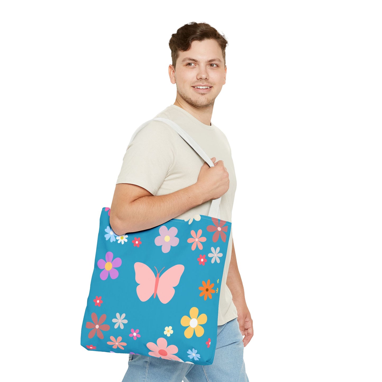 Butterfly in Flowers | Tote Bag