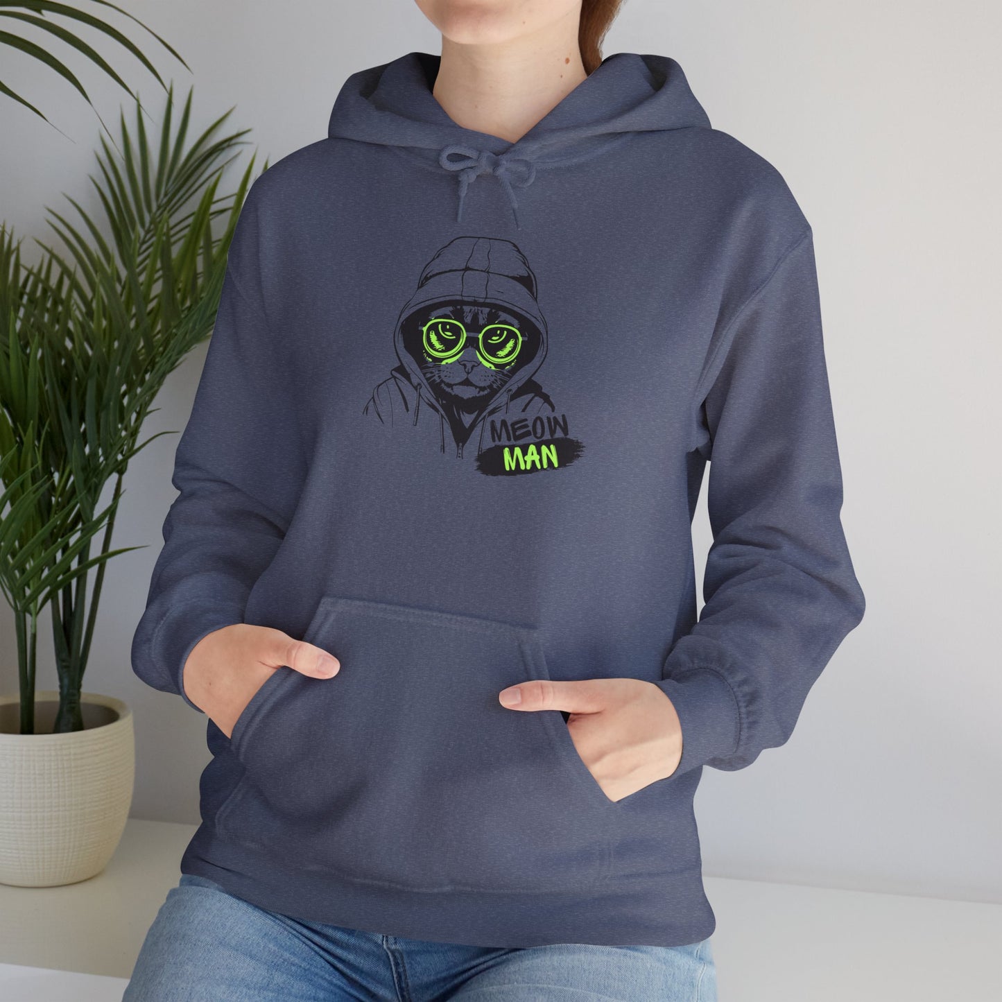 Meow Man | Cool Attitude | Hoodie