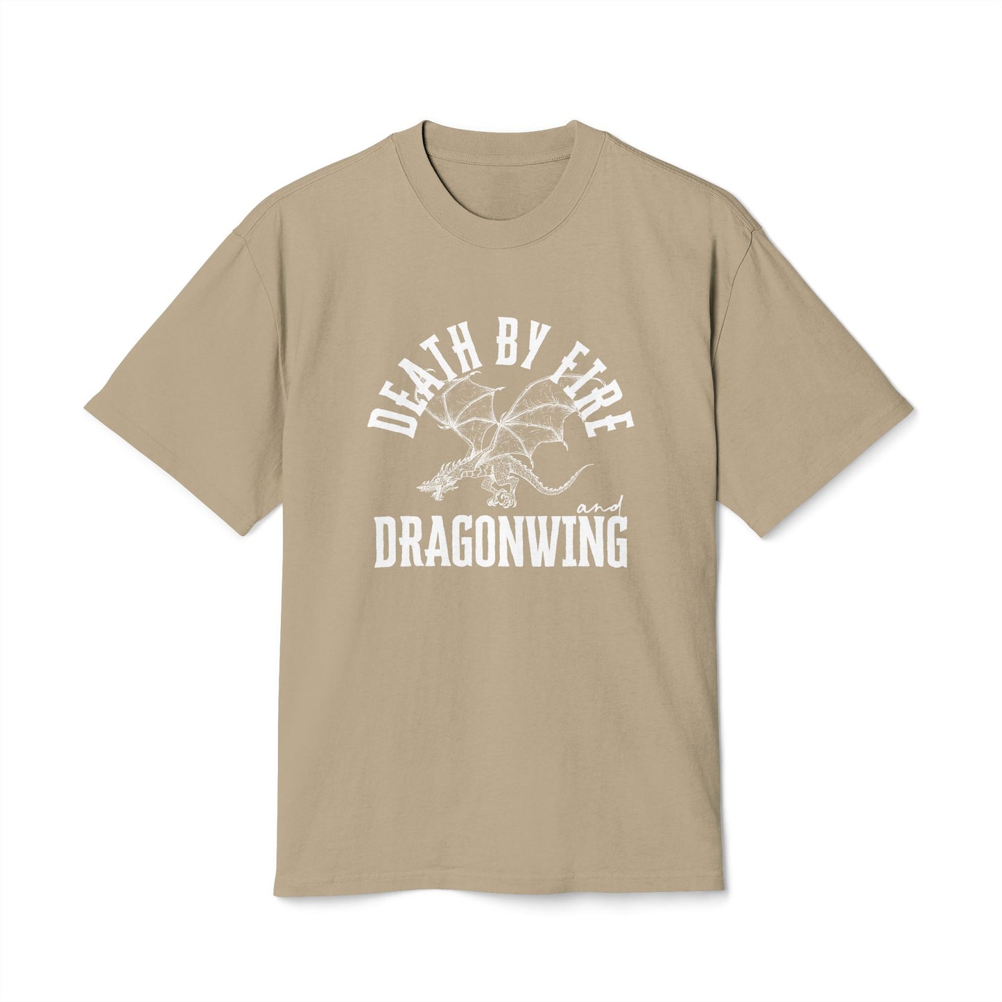 Death By Fire & Dragonwing | Unisex Heavy Faded Tee