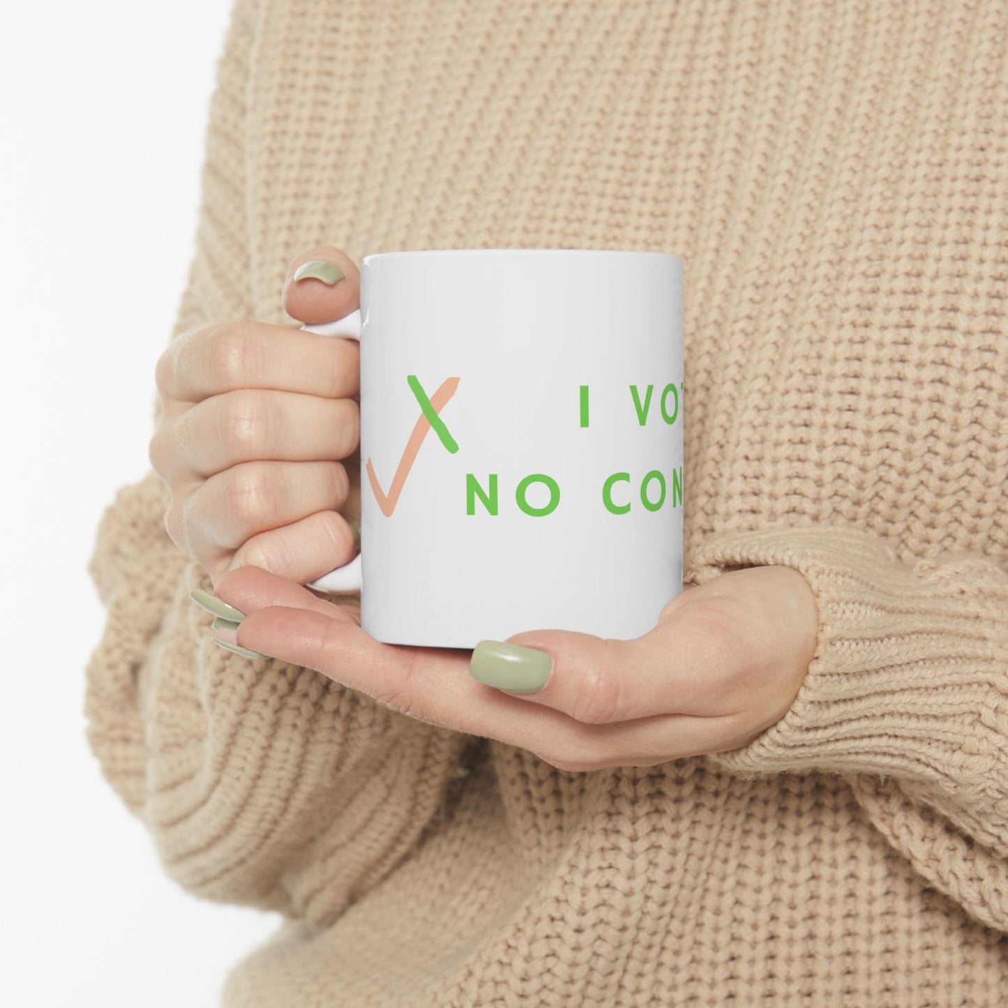 I Voted | White Ceramic Mug | 11 oz