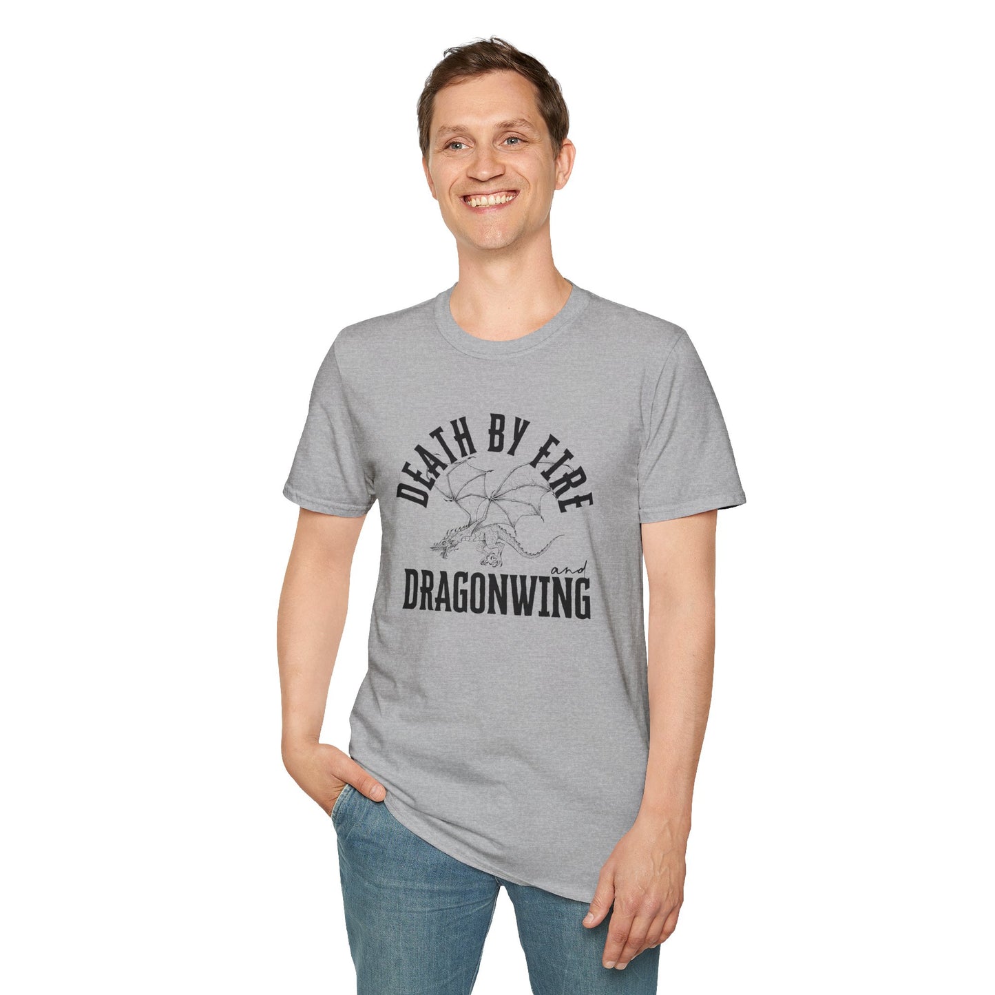 Death By Fire & Dragonwing | Unisex Graphic Tee