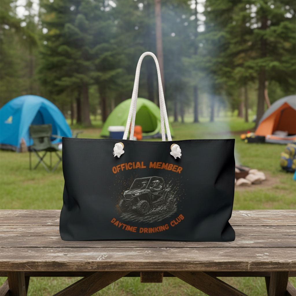 VIP Daytime Drinking Club | Side-by-Side Image | Weekender Bag