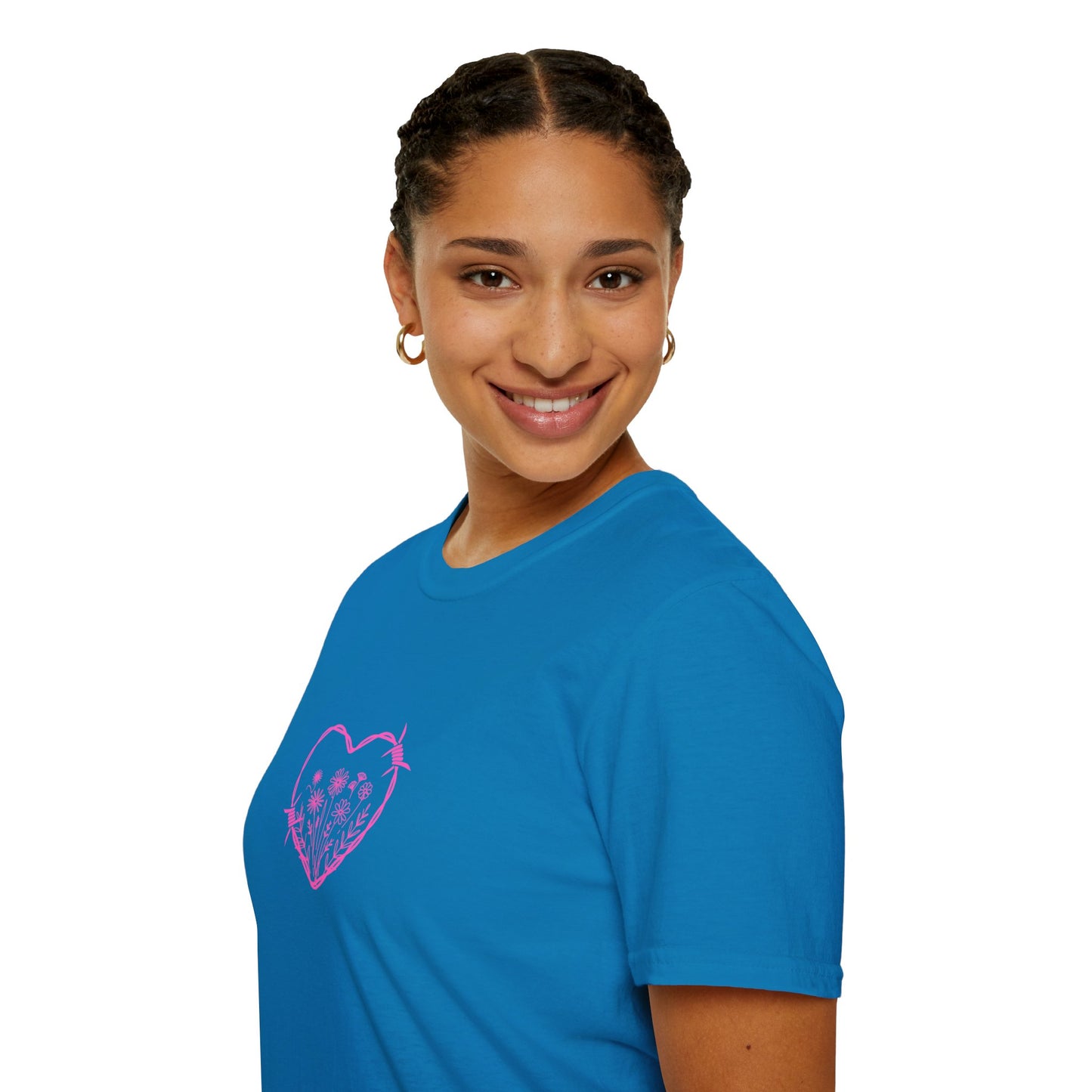 Barbed Heart & Daisies | Country Style | Unisex Graphic Tee