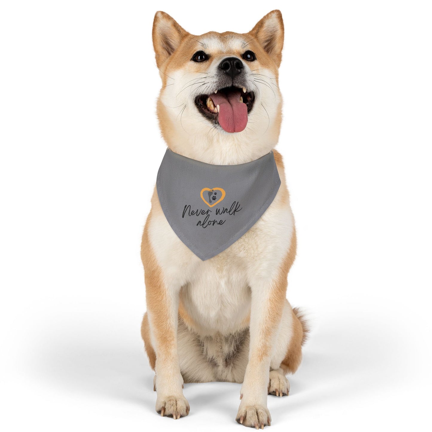 Never Walk Alone | Pet Bandana Collar