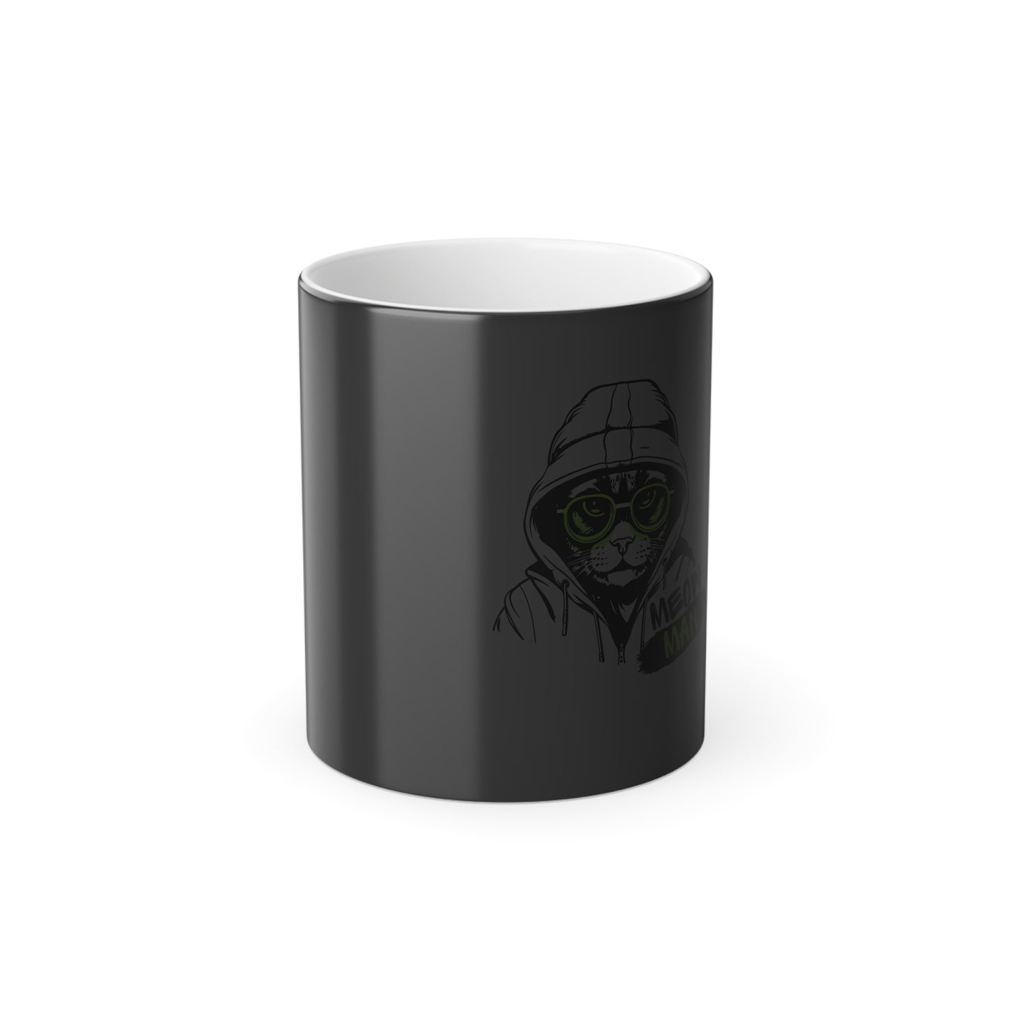 Meow Man | Cool Attitude | Color Morphing Mug | 11 oz