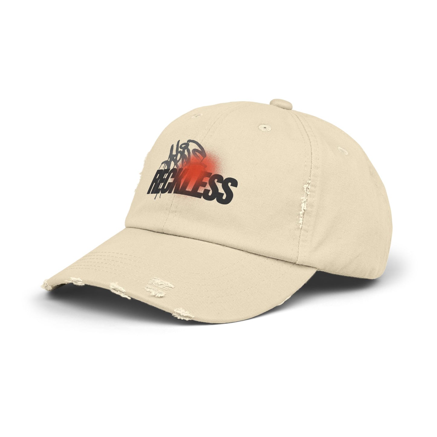 Reckless | Unisex Distressed Cap