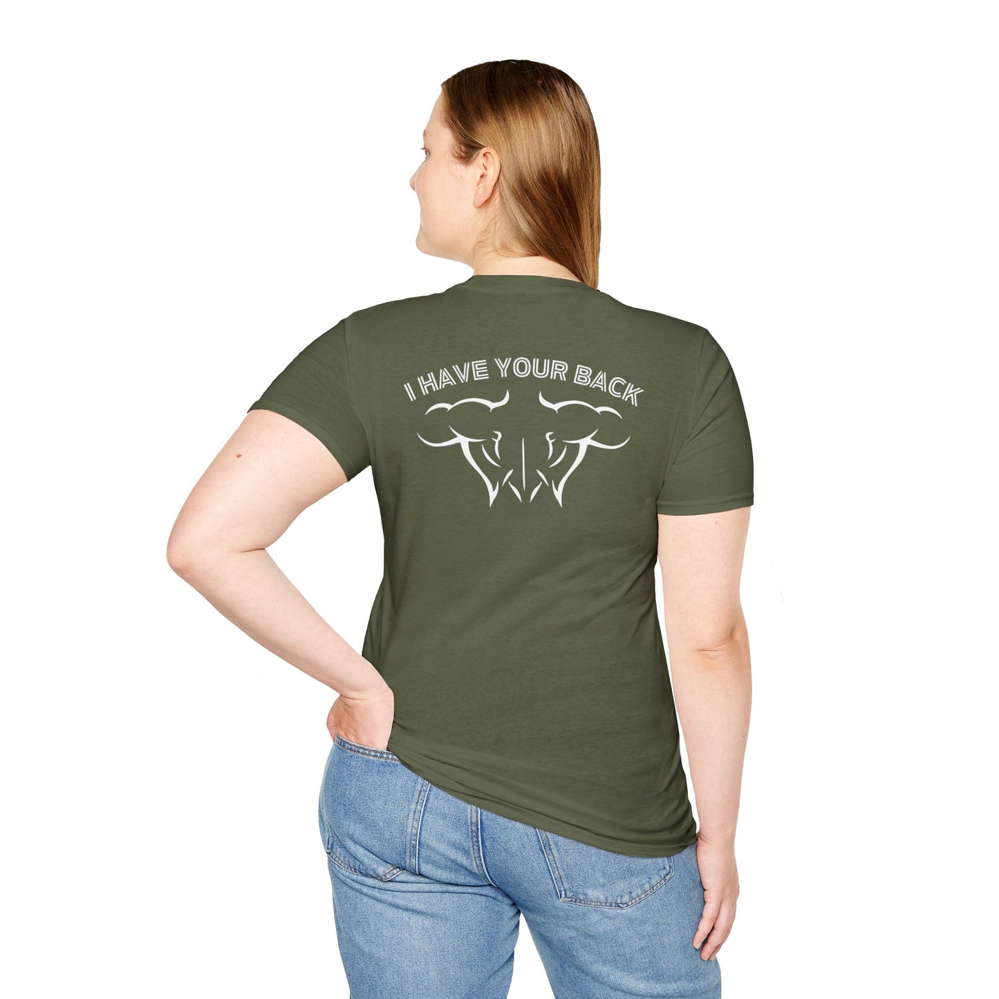 I Have Your Back | Weightlifting with Eagle | Unisex Graphic Tee