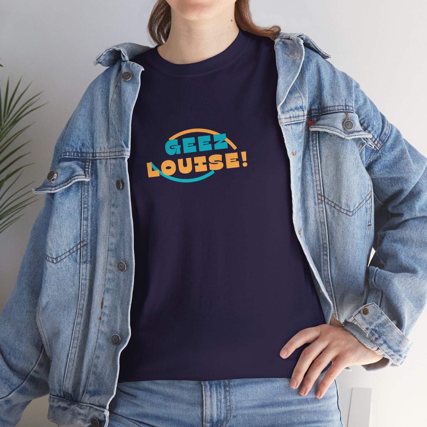 Geez Louise | 80s Inspired | Unisex Heavy Cotton Graphic Tee