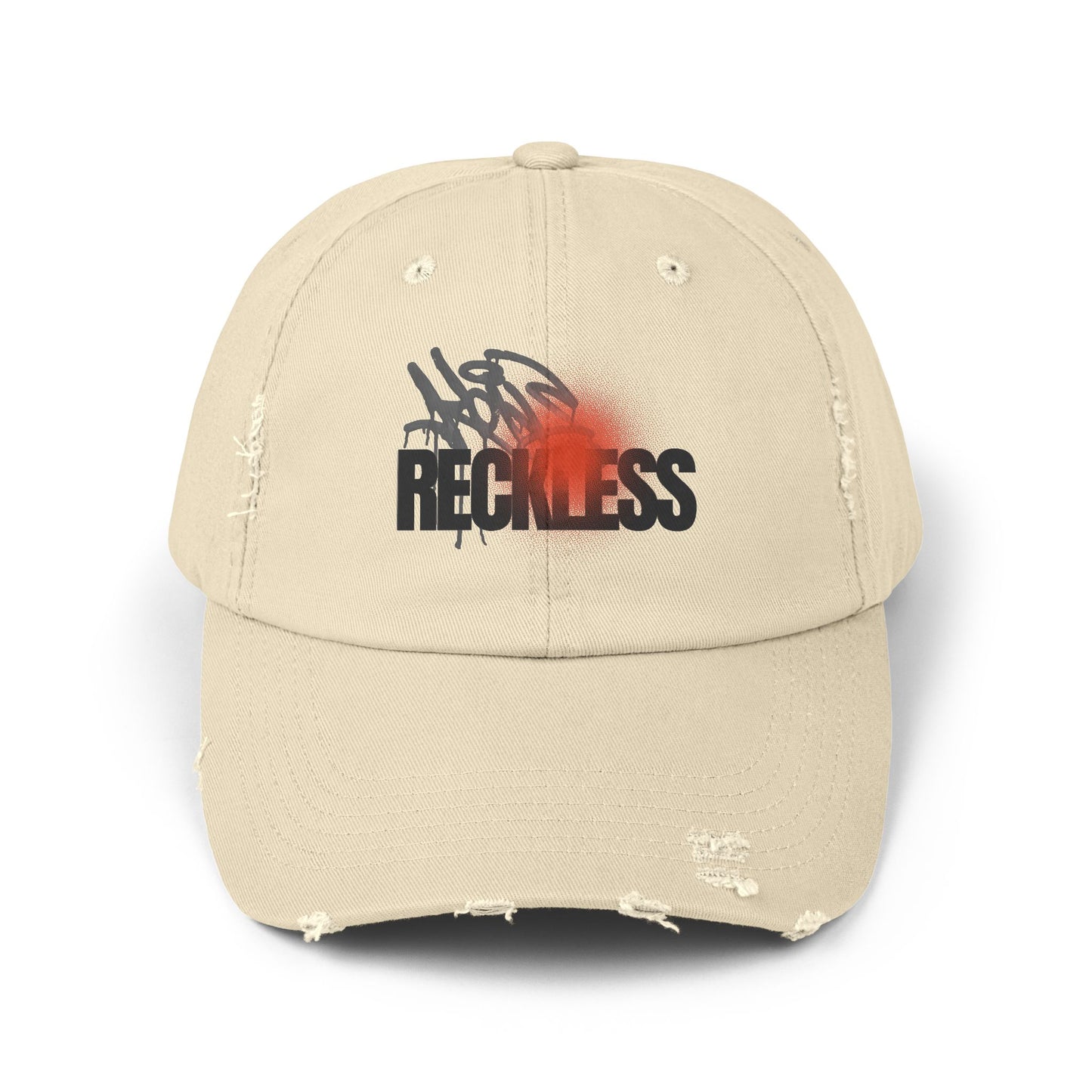 Reckless | Unisex Distressed Cap