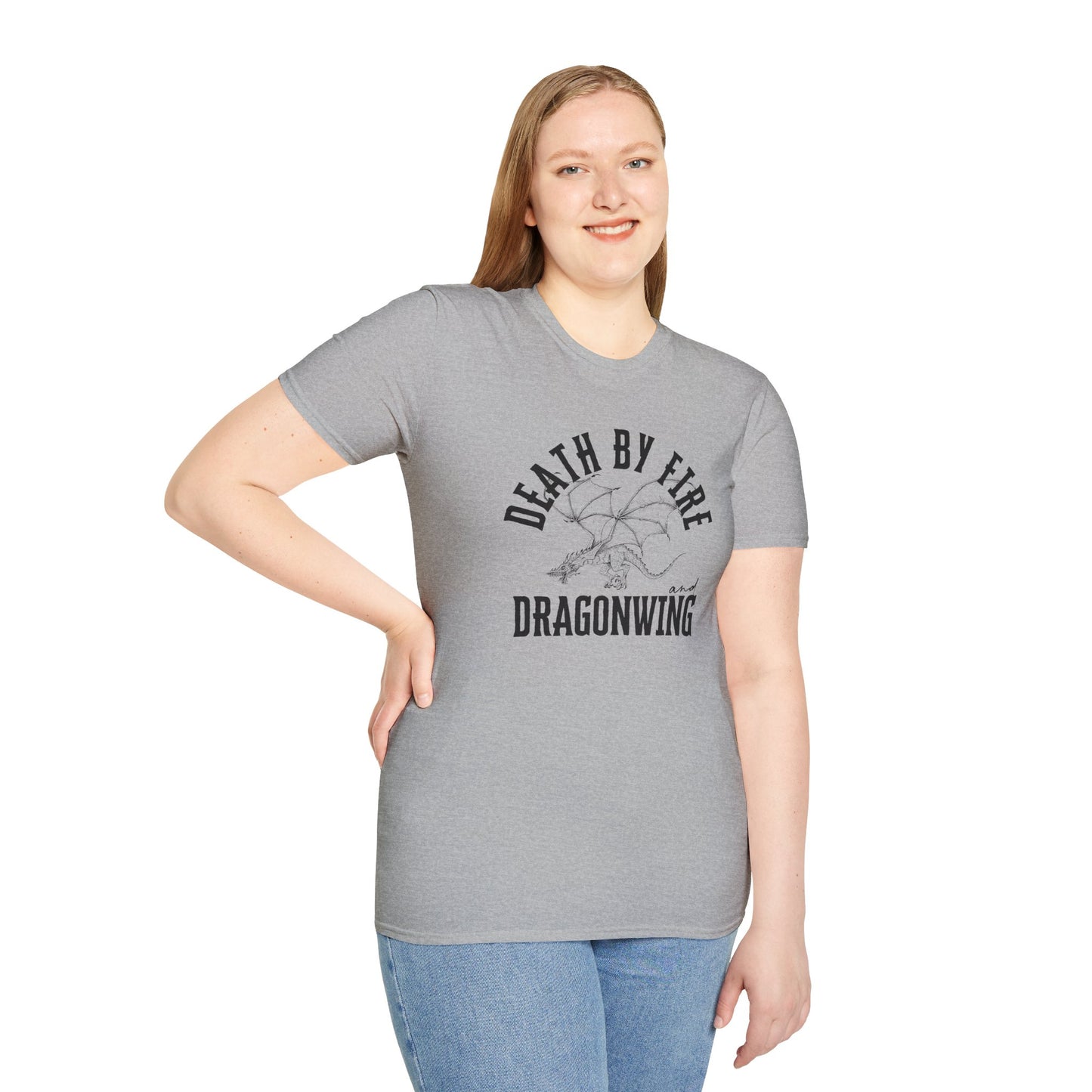 Death By Fire & Dragonwing | Unisex Graphic Tee