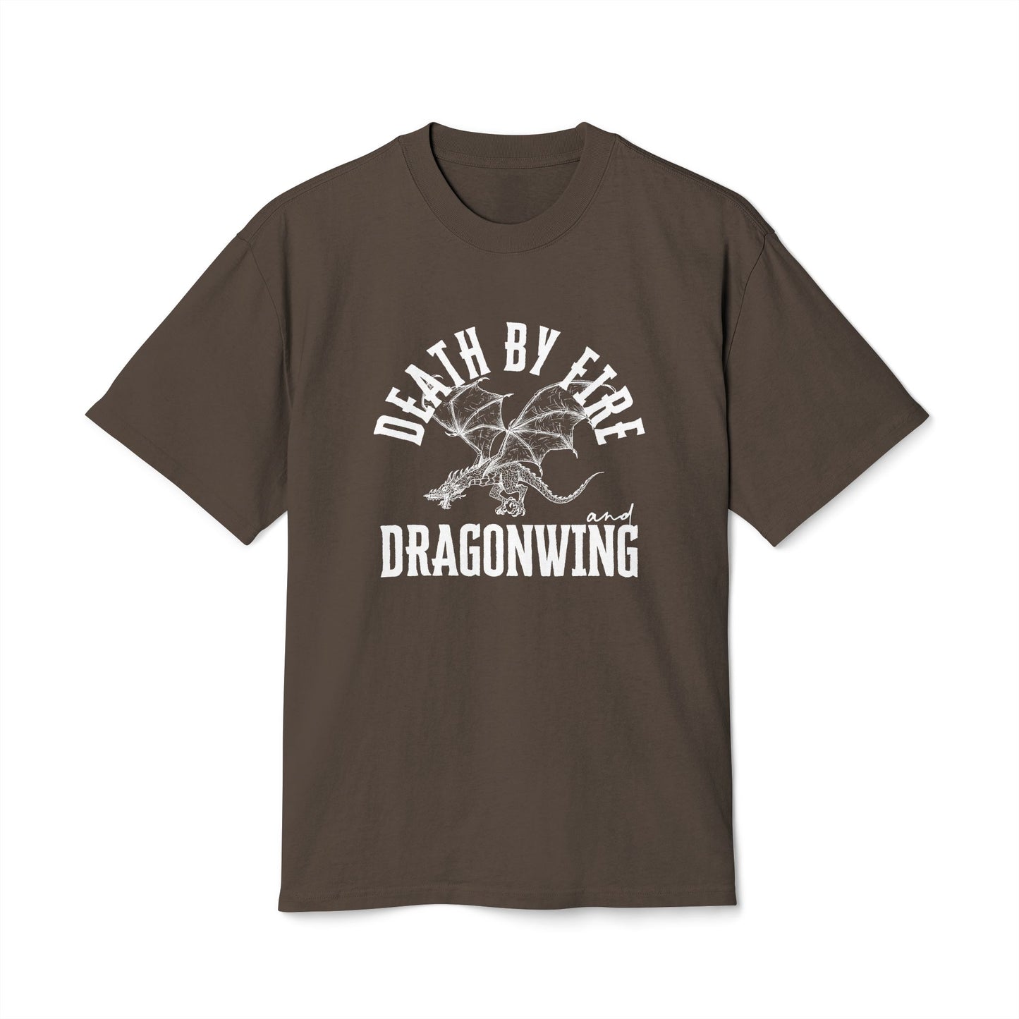 Death By Fire & Dragonwing | Unisex Heavy Faded Tee