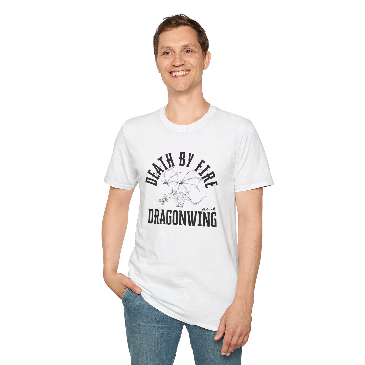 Death By Fire & Dragonwing | Unisex Graphic Tee
