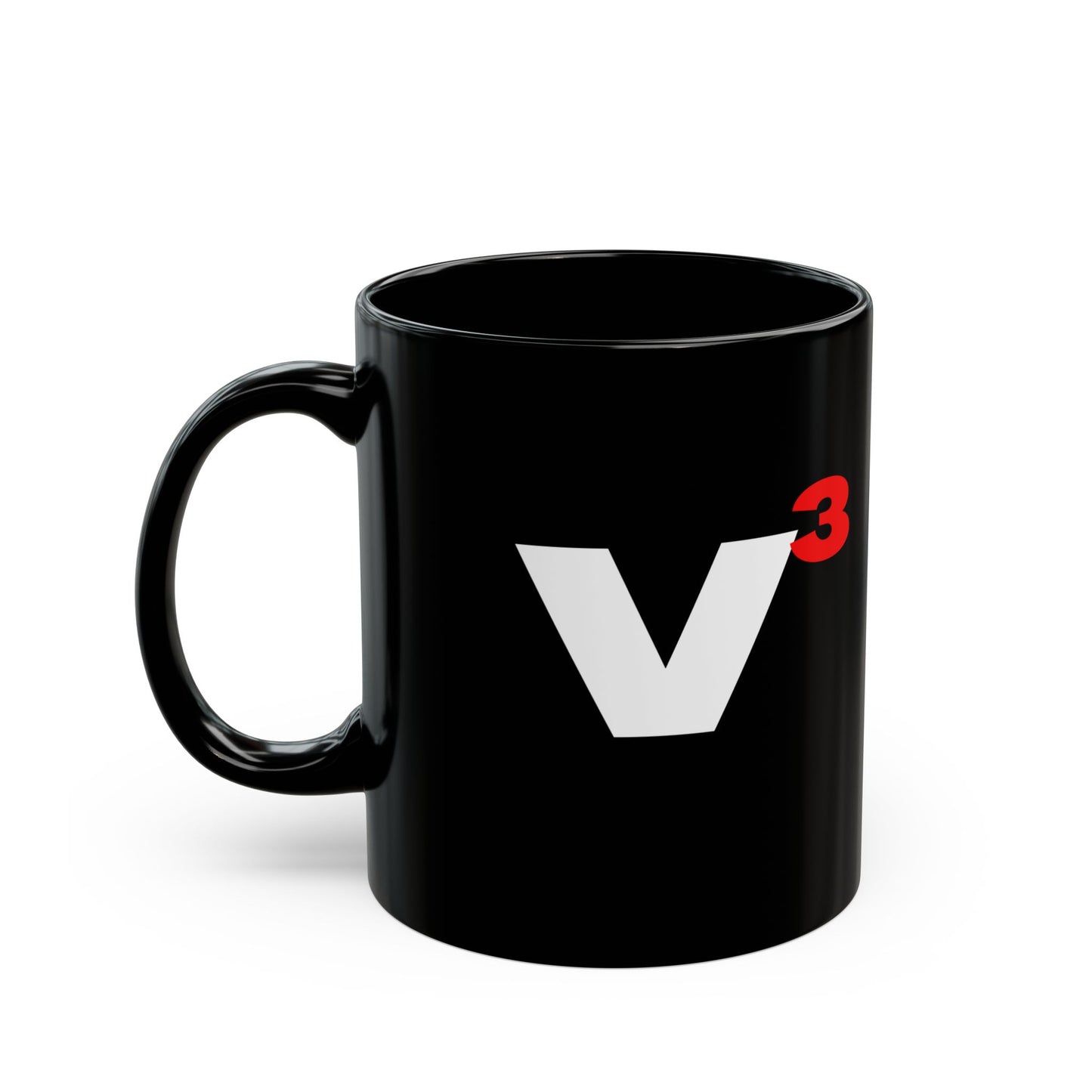 Veni, Vidi, Vici | V-Cubed | Black Mug | 11 oz