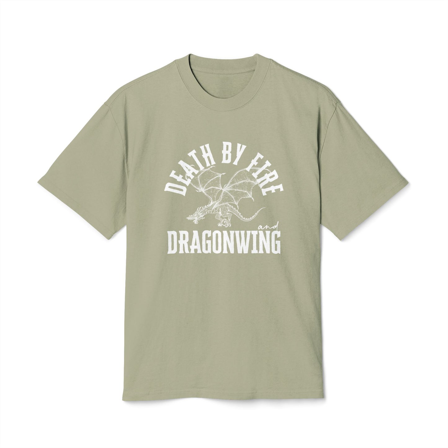 Death By Fire & Dragonwing | Unisex Heavy Faded Tee