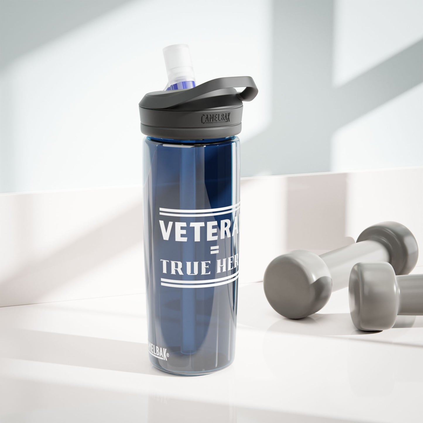 Veteran = True Hero | CamelBak Eddy® Water Bottle | 20oz | 25oz