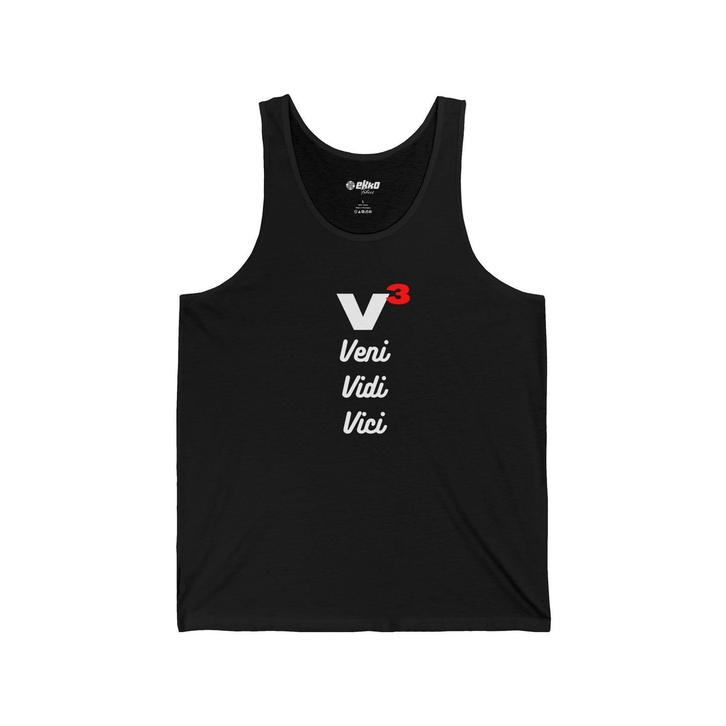 Veni, Vidi, Vici | V-Cubed | Unisex Tank