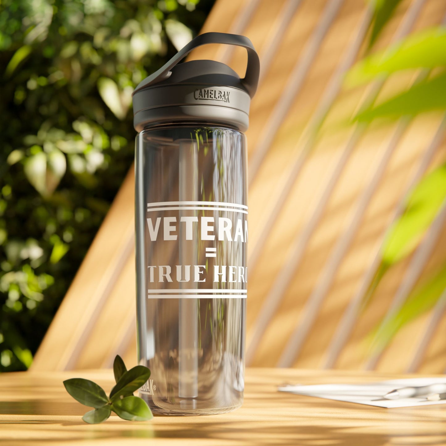 Veteran = True Hero | CamelBak Eddy® Water Bottle | 20oz | 25oz