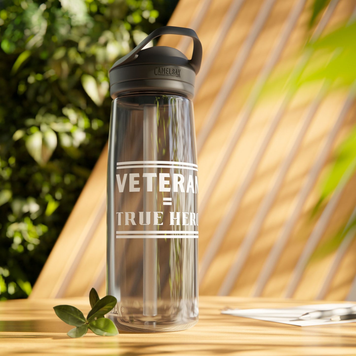Veteran = True Hero | CamelBak Eddy® Water Bottle | 20oz | 25oz