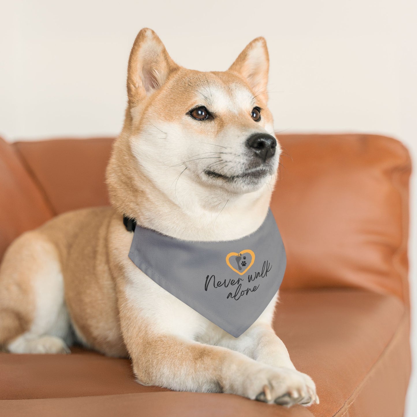 Never Walk Alone | Pet Bandana Collar