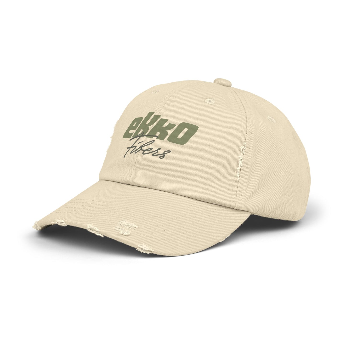 Ekko Fibers | Unisex Distressed Cap