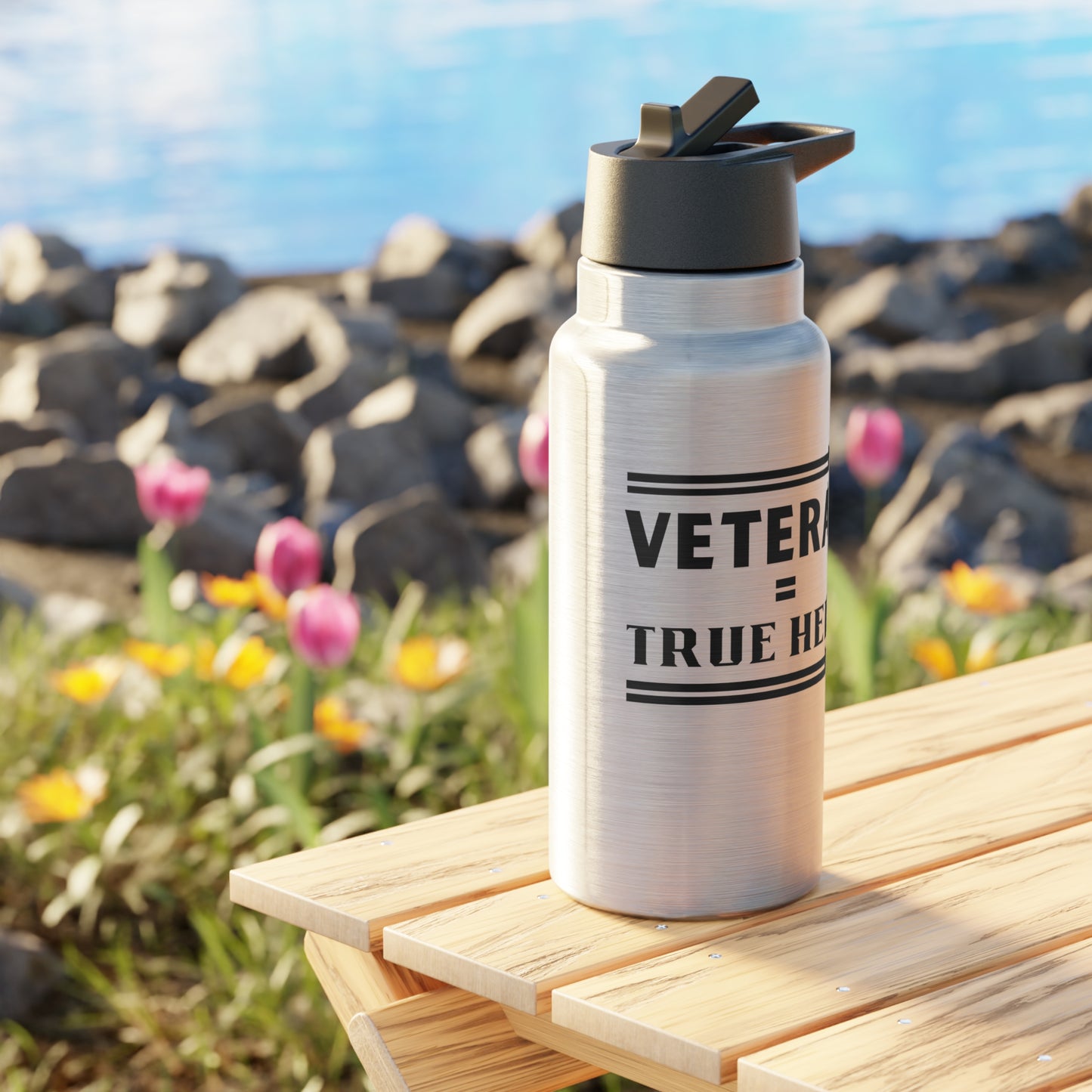 Veteran = True Hero | Gator Tumbler | 32 oz