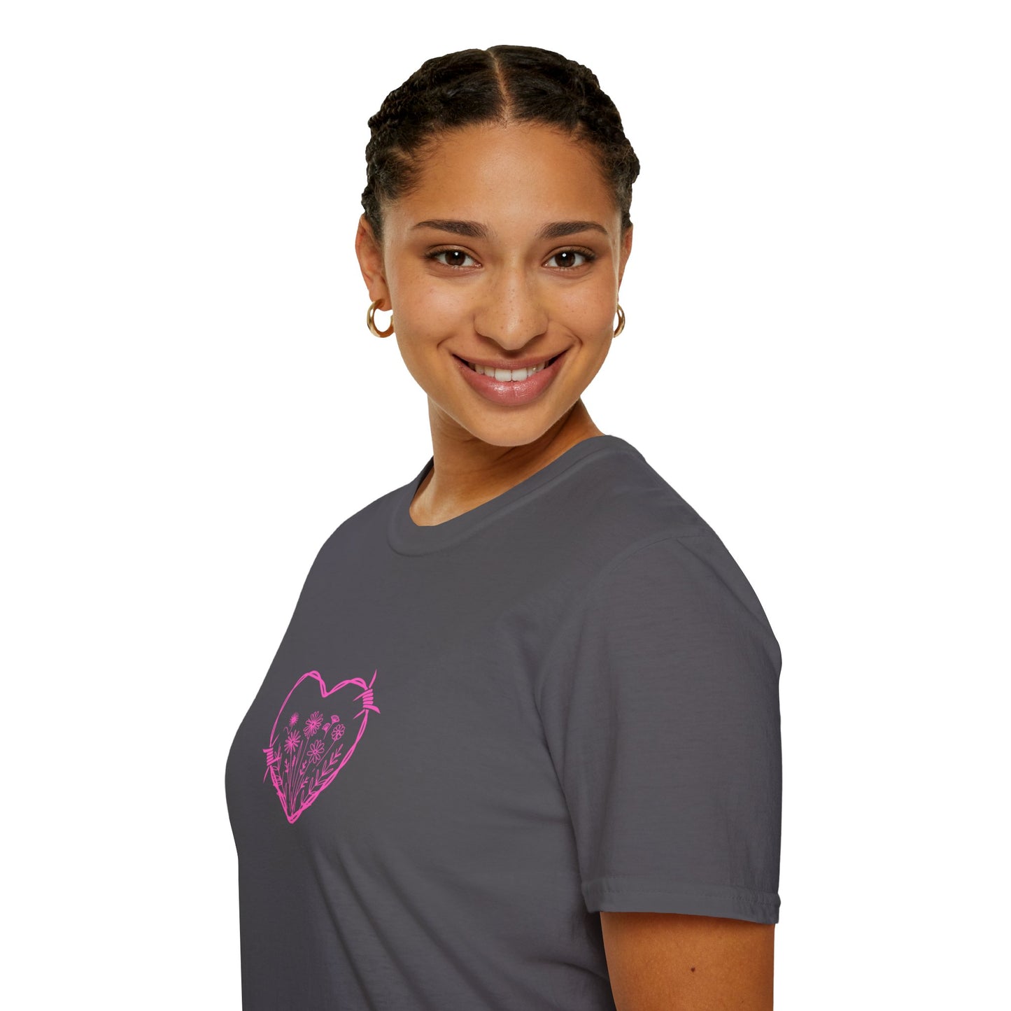 Barbed Heart & Daisies | Country Style | Unisex Graphic Tee