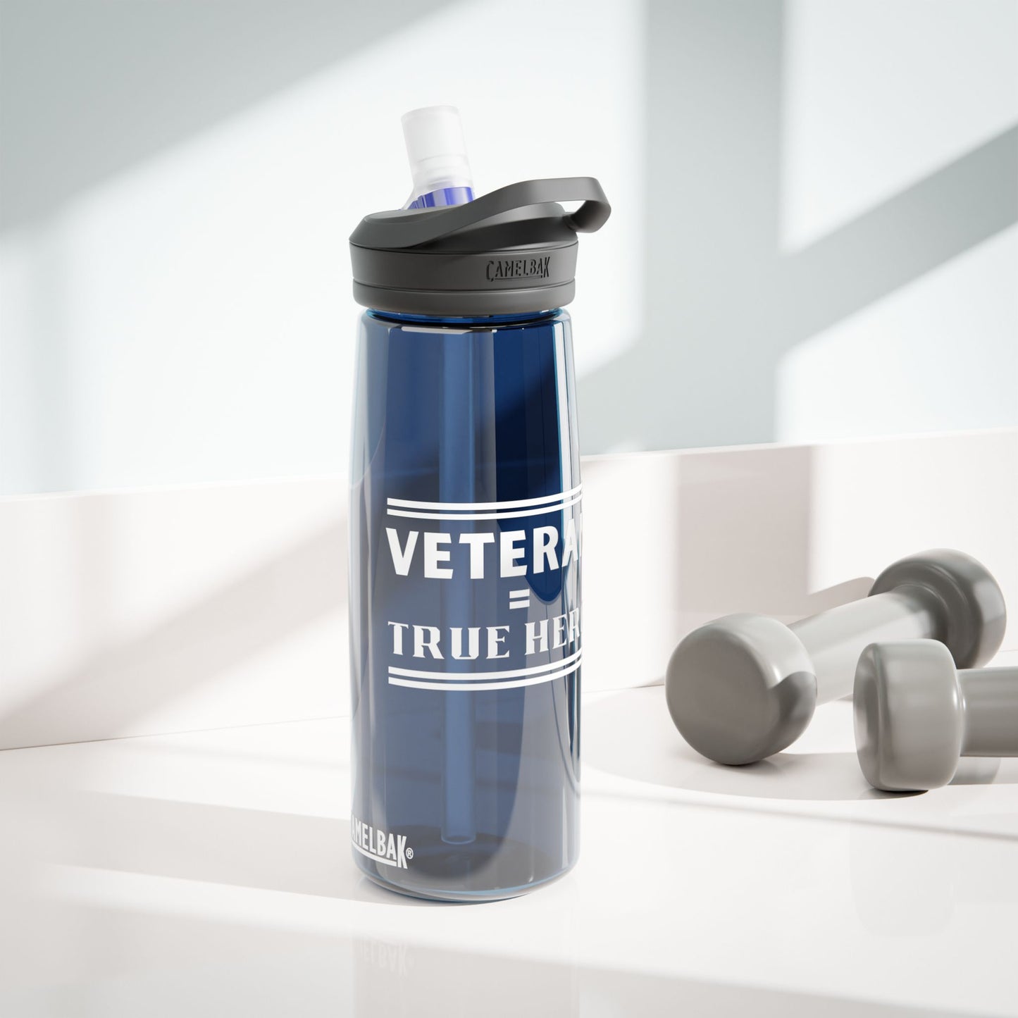 Veteran = True Hero | CamelBak Eddy® Water Bottle | 20oz | 25oz