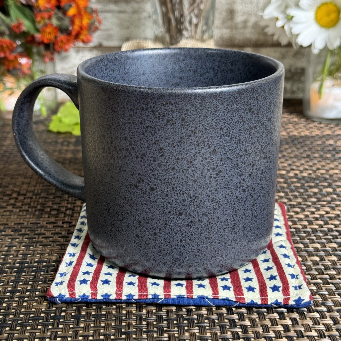 Coasters | Original | Patriotic 4 pack | Big Stars & Triangles