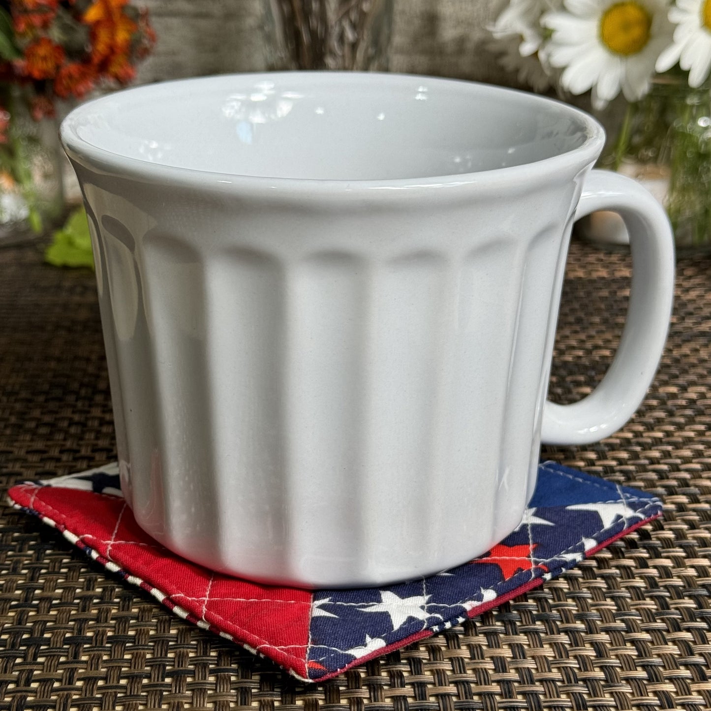 Coasters | Original | Patriotic 4 pack | Stars/Triangles
