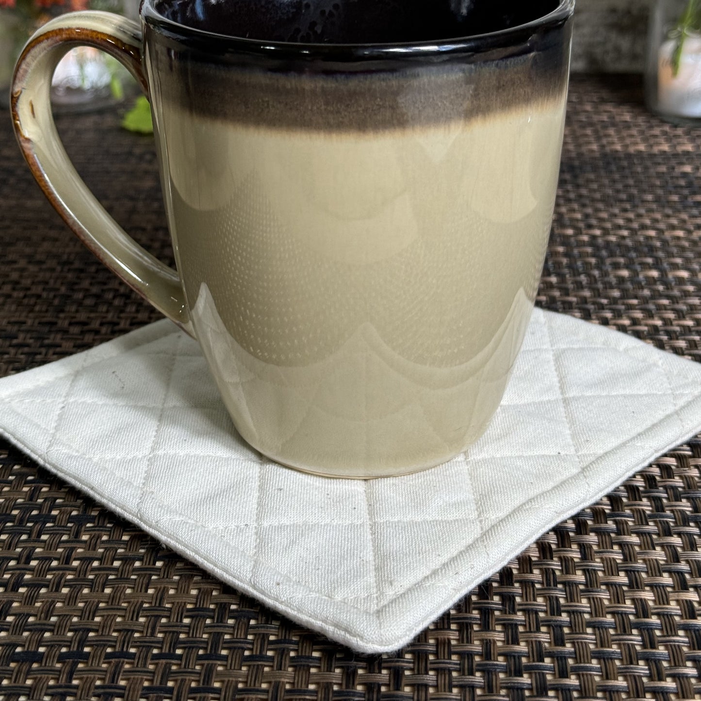 Coasters | Original | Minimalistic 5 Pack | Mono Creme