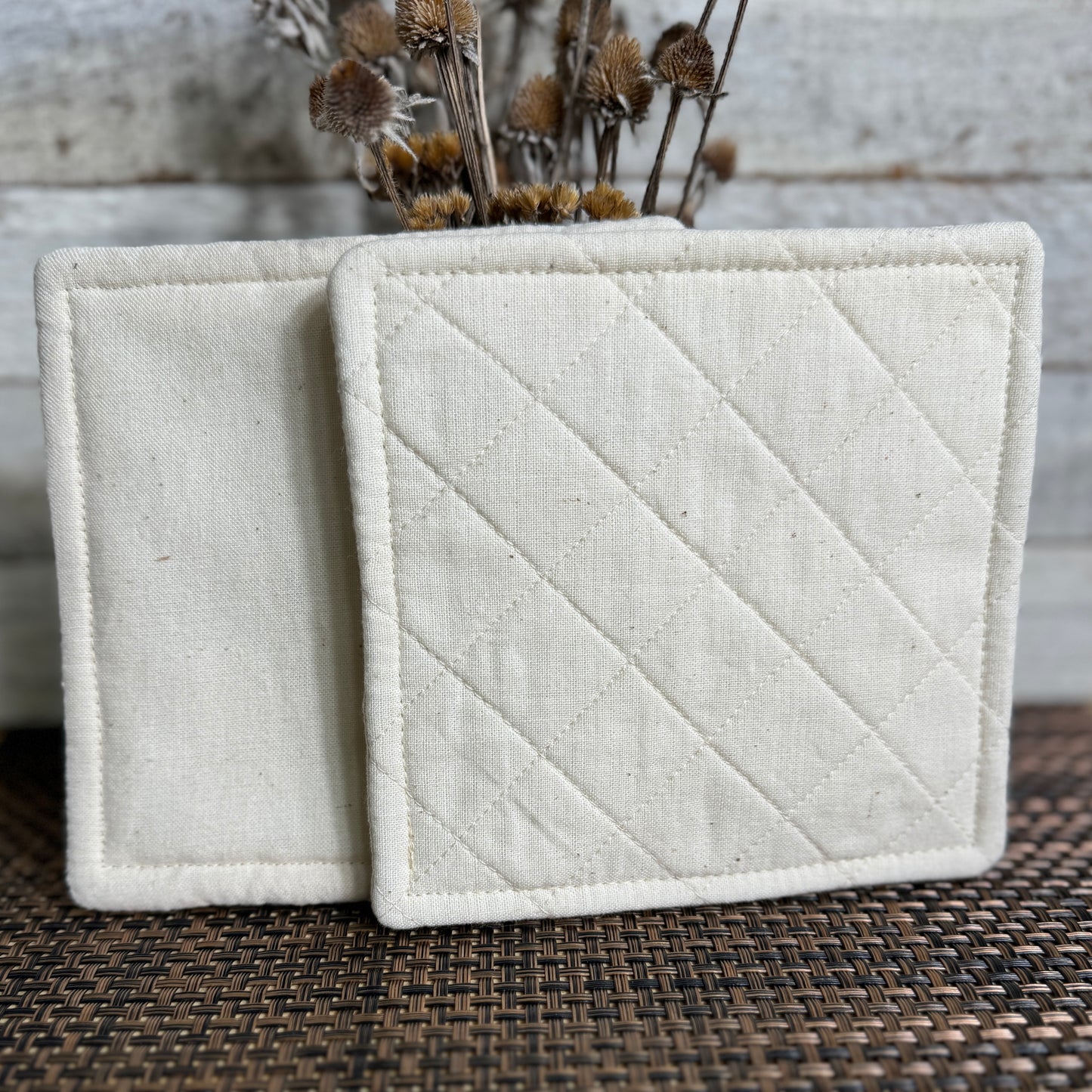 Coasters | Original | Minimalistic 5 Pack | Mono Creme