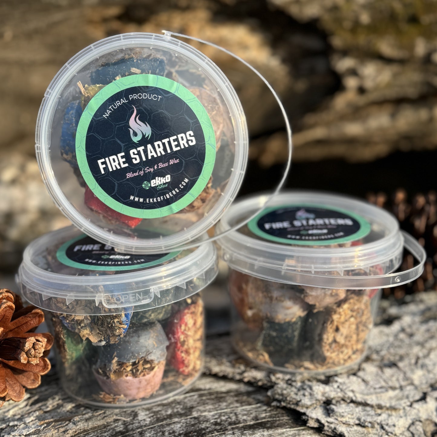 Fire Starters | Discs | Soy & Beeswax Blend