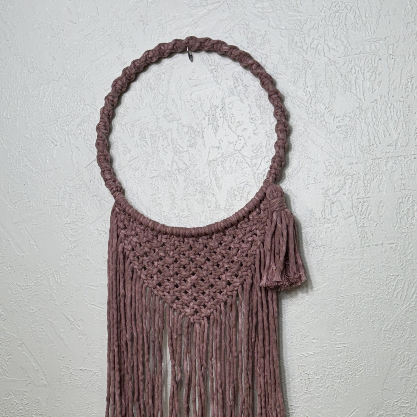 Macrame | Pink Hooped