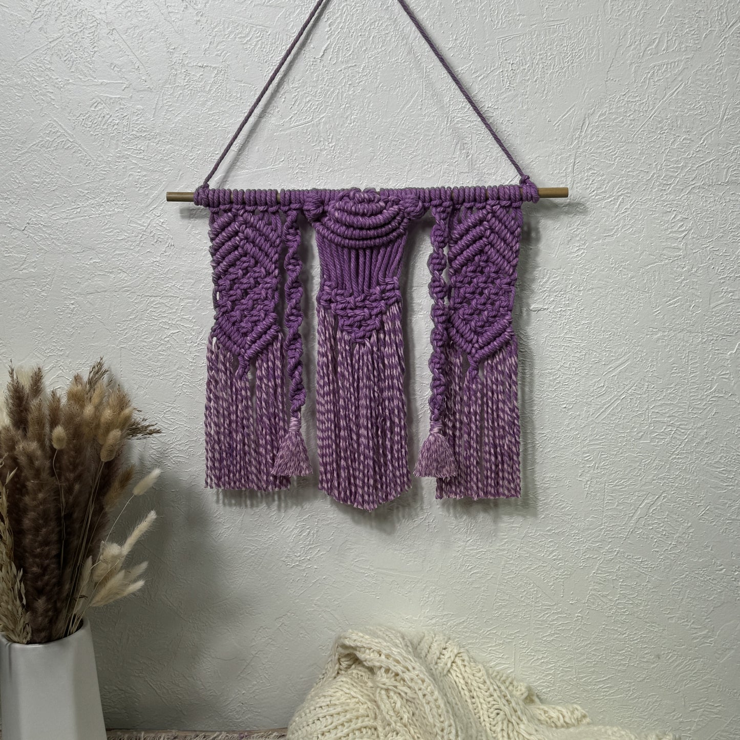 Macrame | Purple Shells