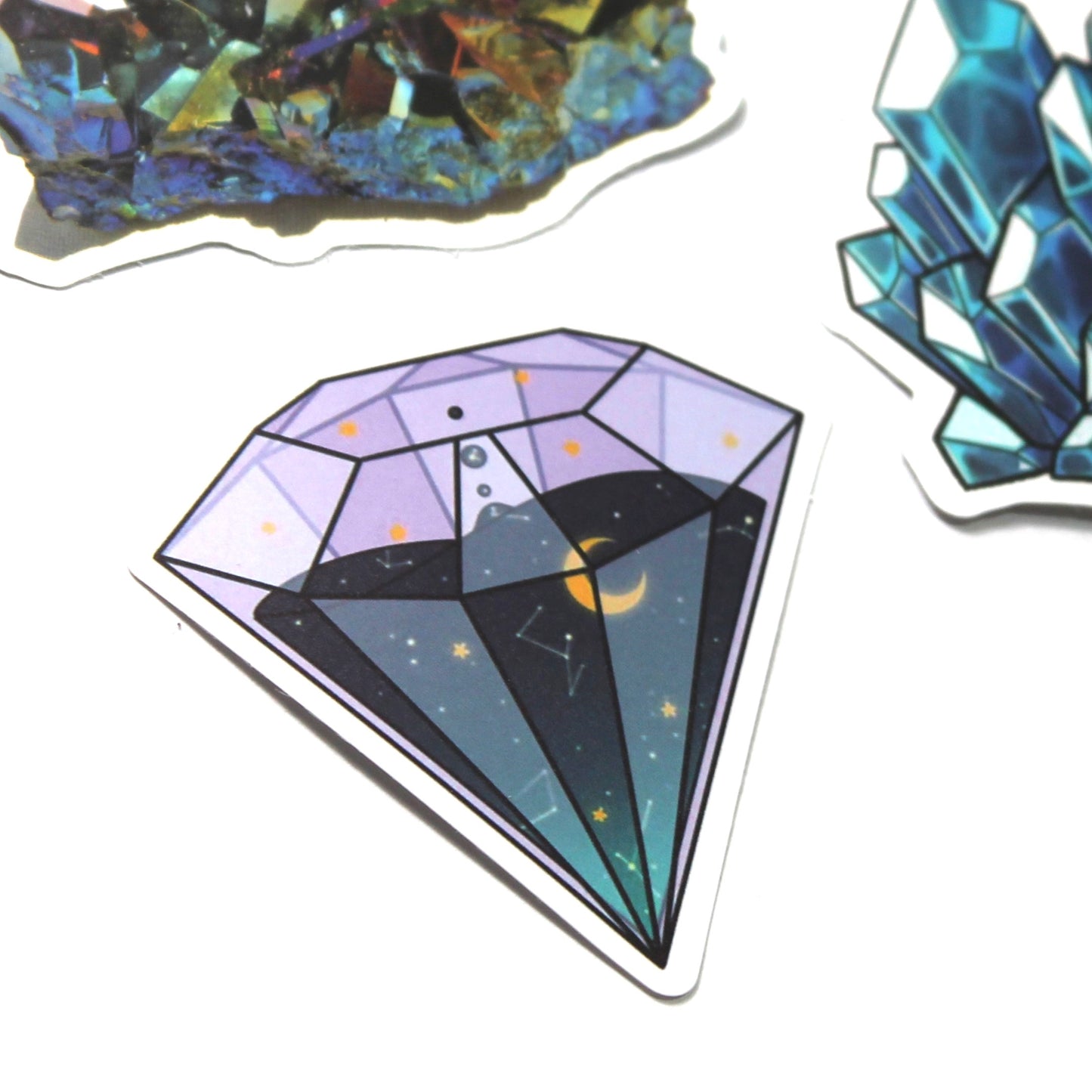 Crystals Theme | Stickers | Pack of 5