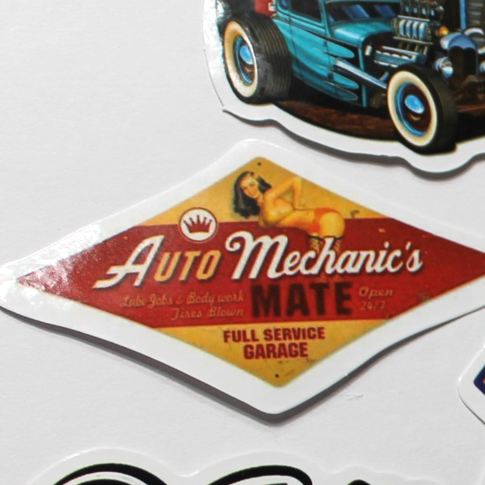 Auto Theme | Stickers | Pack of 10