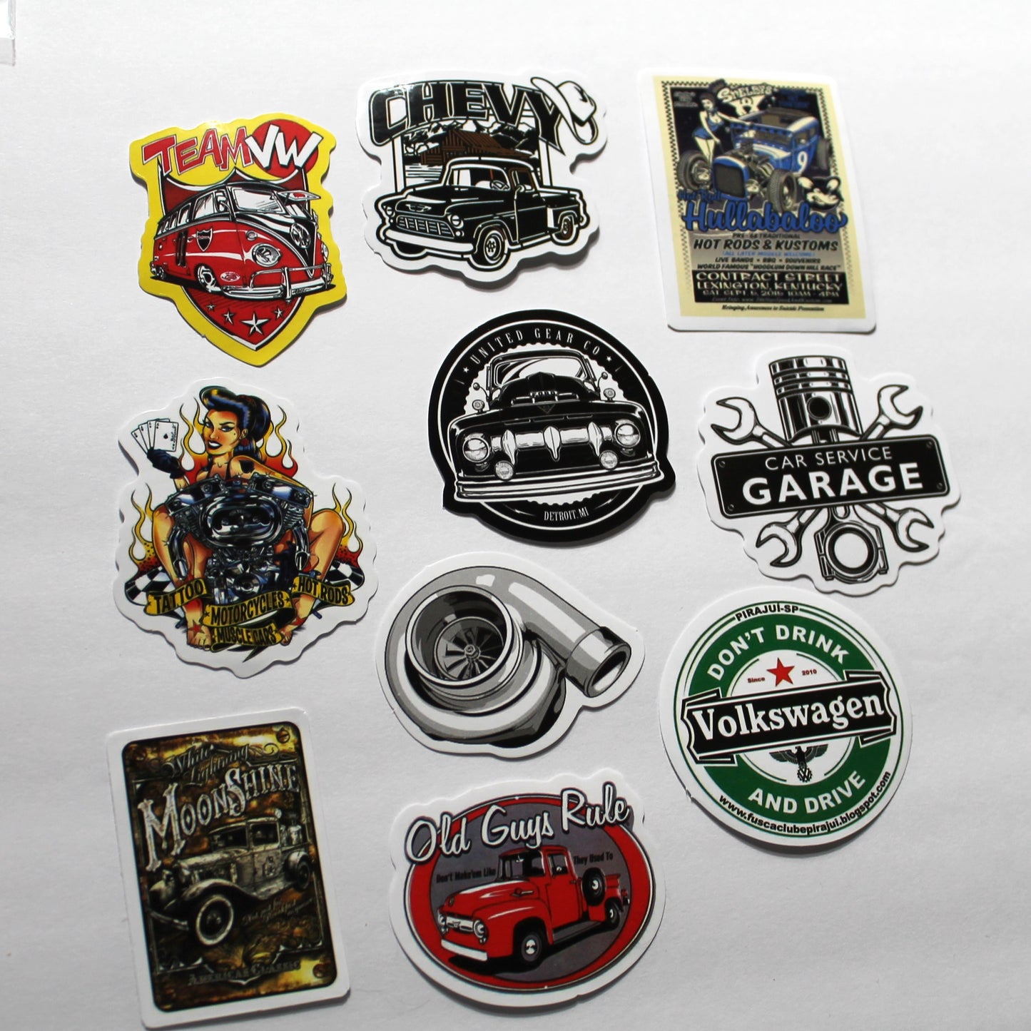 Auto Theme | Stickers | Pack of 10