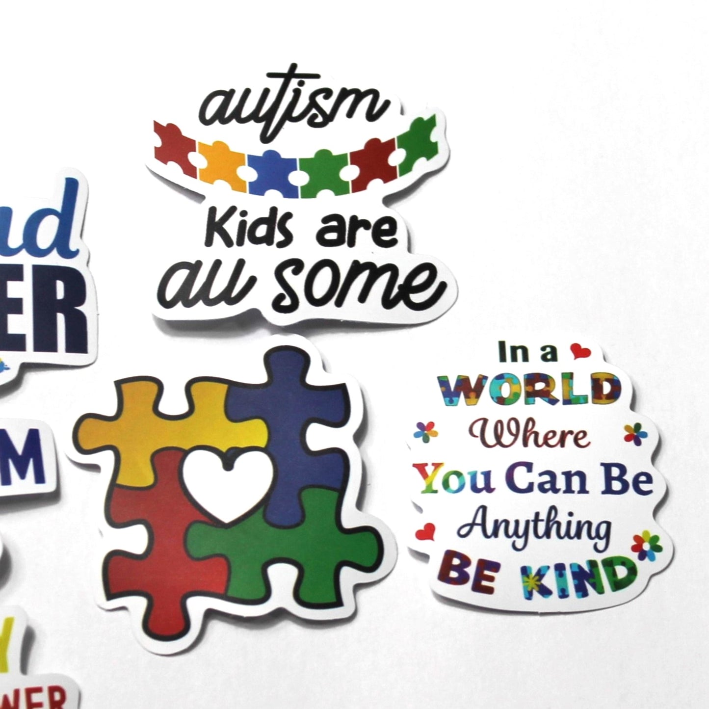 Autism Theme | Stickers | Pack of 5