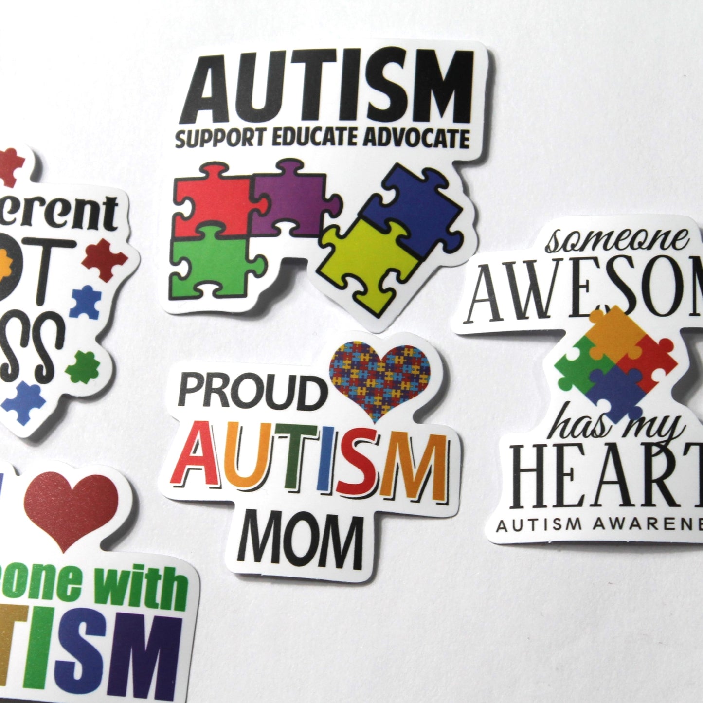 Autism Theme | Stickers | Pack of 5