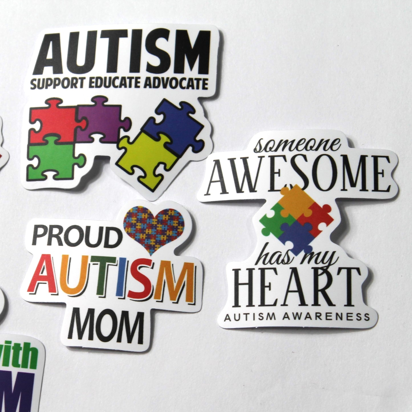 Autism Theme | Stickers | Pack of 5
