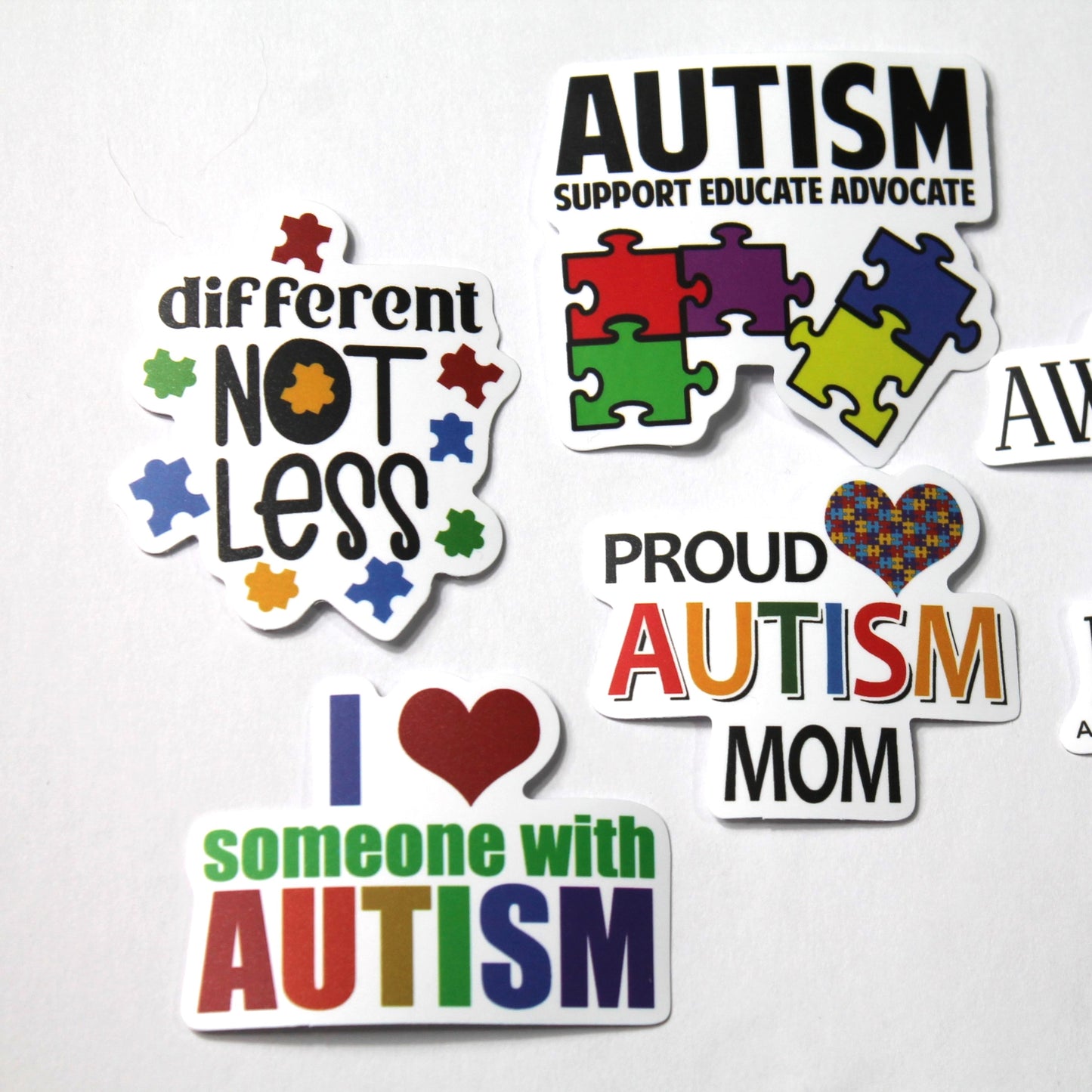 Autism Theme | Stickers | Pack of 5