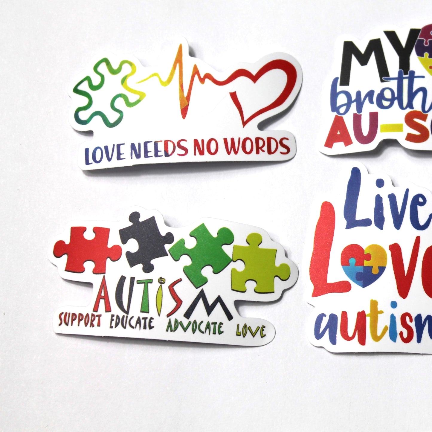Autism Theme | Stickers | Pack of 5